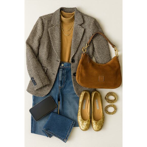 Vera Wang Lavender Ballet Flats | Gold Metallic Snake Leather Made in Italy EUC - Picture 2 of 16